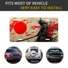 Japanese Samurai Front License Plate for Women Anime Graffiti Car