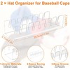 Hat Stand for Baseball Caps Display and Organizer,No Install Acrylic