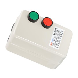 DMiotech 220V 240V 4KW Magnetic Electric Motor Starter Control Three Phase Single Phase Volt Industrial Switches for Air Compressors