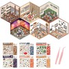 6 Sets DIY 3D House Stickers, Fun DIY Stickers Scene