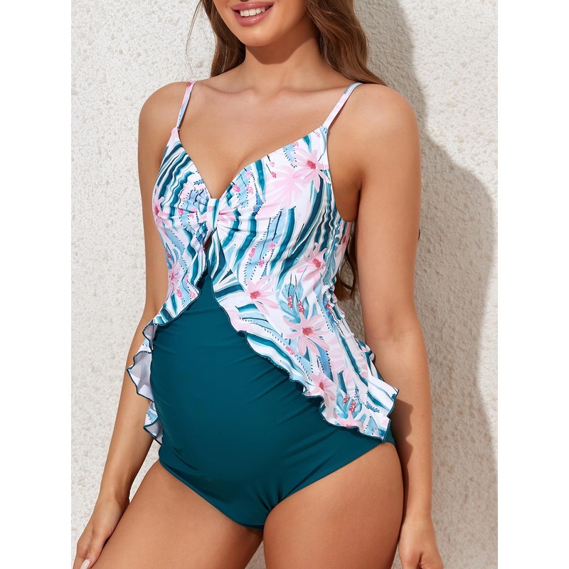 Summer Mae - Traje de baño de maternidad de una