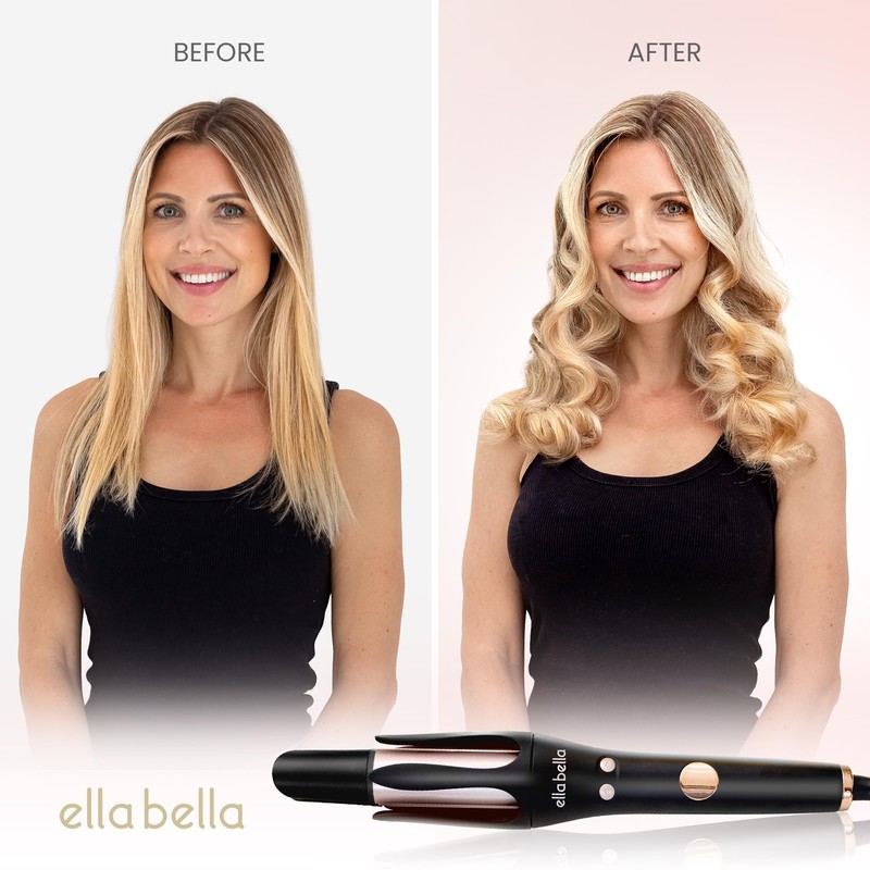 ELLA BELLA® Automatic Rotating Curling Iron • Auto Hair Curlers