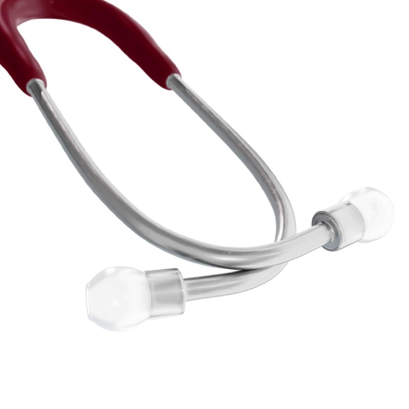 DocCheck "Lausch" Stethoscope - Double Head Chestpiece, Thick-Walled Tubing System,