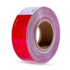 Kwtpsg High Visibility Reflective Tape, Waterproof Red and White Conspicuity