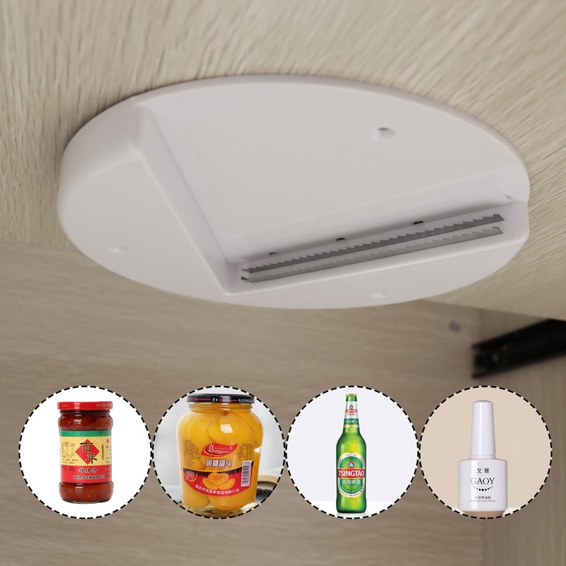 2Pcs Under Cabinet Jar Opener, Can Opener for Weak Hands