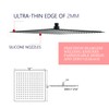 Shower Head,12 Inch Rainfall Shower Head in Matte Black,High Presssure