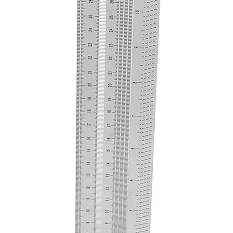 Ultra Precision Marking Ruler Stainless Steel Woodworking Scribing Ruler Gauging