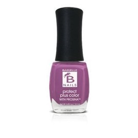 BARIELLE Protect Plus Color Nail Polish - Sexy Mood, A Muted Magenta Nail Color with Prosina .45 ounces