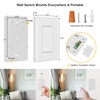 Suraielec Single Wireless Remote Control Wall Switch with Hanging Plate,