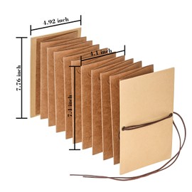 Mudder Scrapbooks Hardcover Photo Albums 4 x 6 Inch Photos Hand Made Kraft Paper for DIY Scrapbooking Anniversary Sketchbook Wedding Valentines Day Gifts