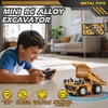 LTFIOON Mini Camion Ribaltabile RC, 1:64 Autocarro Ribaltabile in Metallo