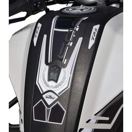 Benelli Trk 502 2017-2018 Tank Pad Complete Sticker with Resin Coating - Bianco