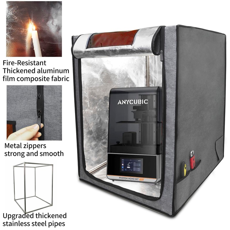 Resin 3D Printer Enclosure with Ventilation, 3D Printer Vented Enclosure