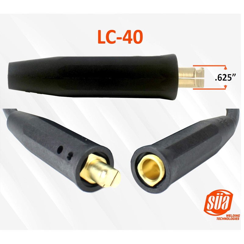 SÜA - 300 Amp Welding Lead Extension - LC40 Male/Female