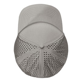 BAOPLAYKIDS Oversize XXL Blank Flatbill Mesh Snapback Cap Light Grey 2XL Flat Bill Hats for Men Big Head