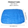 Sosoport Camping Tarp Pool Cover Protector Inflatable Pool Cover Waterproof