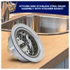 Highcraft 9763 Kitchen Sink (3-1/2 Inch) Stainless Steel Drain Assembly