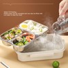 TOPINCN Stainless Steel Bentos Box for Adult, Leakproof Lunch Box