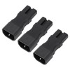 3PCS Comb Power Adapter IEC320 C14 to C15 PVC and