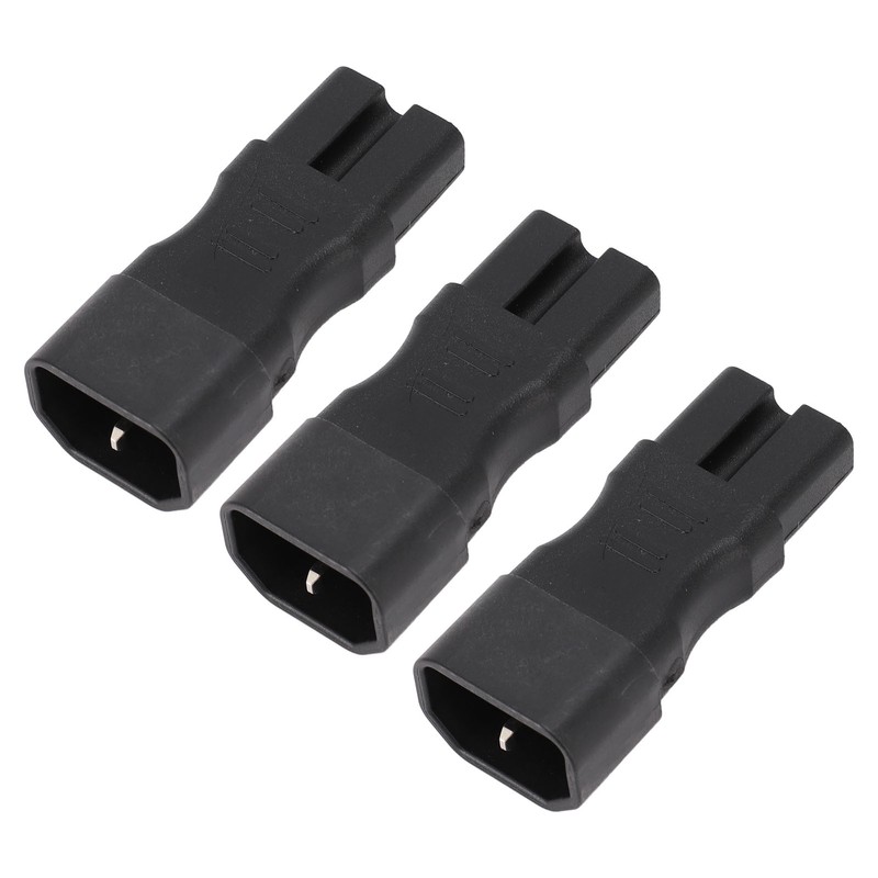 3PCS Comb Power Adapter IEC320 C14 to C15 PVC and