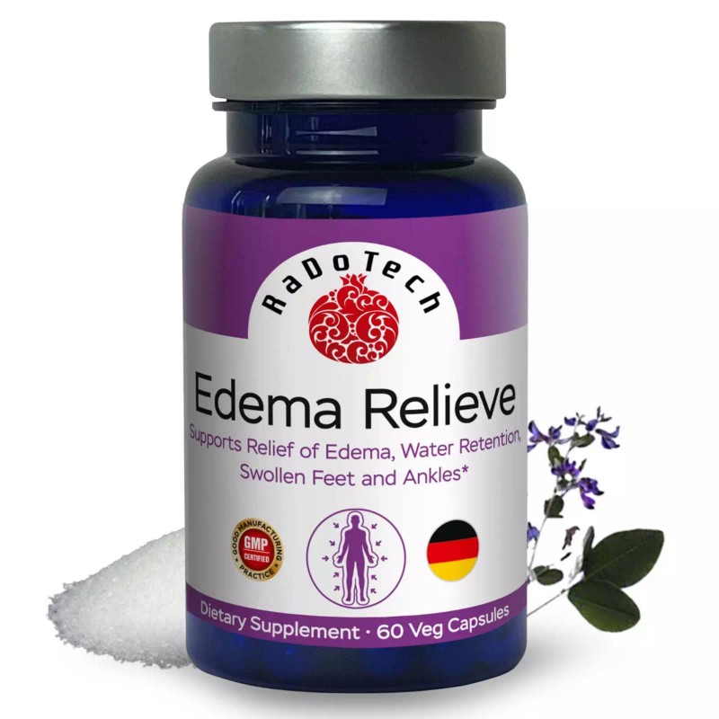 RaDoTech Edema Relief Water Pills Natural Diuretics for Water Retention