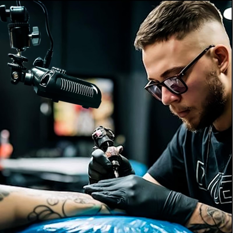 Polarized LED Tattoo Work Light Specialized Tripod for Optimal Stability