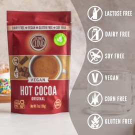 Coconut Cloud: Dairy-Free Instant Hot Cocoa Mix | Vegan, Natural, Delicious, Creamy Plant Based Chocolate (Made in Colorado from Premium Coconut Milk Powder), 7 oz