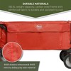 TIMBER RIDGE Tailgate Collapsible Folding Wagon Cart, Heavy Duty Utility