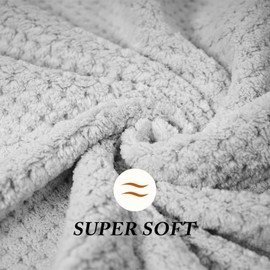 Wuwahold Microfiber Hair Towels, Waffle Hair Towel Set, Super Soft Highly Absorbent, Sturdy Quick Drying Turbans for Long, Thick, Curly Hair (2 Pack, 40" x 20")