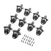 10Pcs Black Beer Bottle Opener Bar Beer Soda Bottle Cap