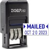 ZIGEL D50 Date Stamp with MAILED - Self Inking Date