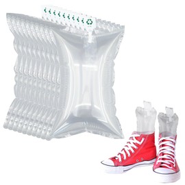 Pack of 100 Air Cushion Pads, Filling Material Air Cushion, Air Bags, Air Cushion Filling Material Package, Inflatable Air Columns Bag, Air Cushion for Transport Packaging, Earthquake Resistant, 10 x