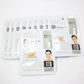 Sheet Mask, Pearl, Set of 10, Dermal Face Pack