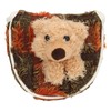 Golf Club Head Cover Half Round Adorable Bear Decor Magnetic