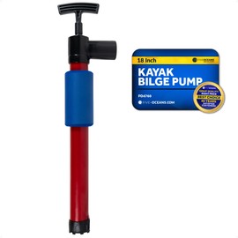 Five Oceans Manual Bilge Pump - 18-Inch Hand Bilge Pumps for Boats, Canoe, Kayak, Small Boat, Dinghies - FO4760