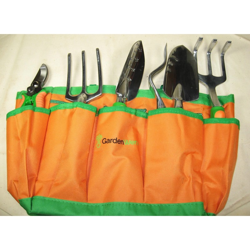Garden Werx 10 PC Garden Tool Set, Heavy Duty ALuminum,
