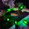 Holiday Bright Lights Green Transparent Incandescent Filament C9 Replacement Bulbs,
