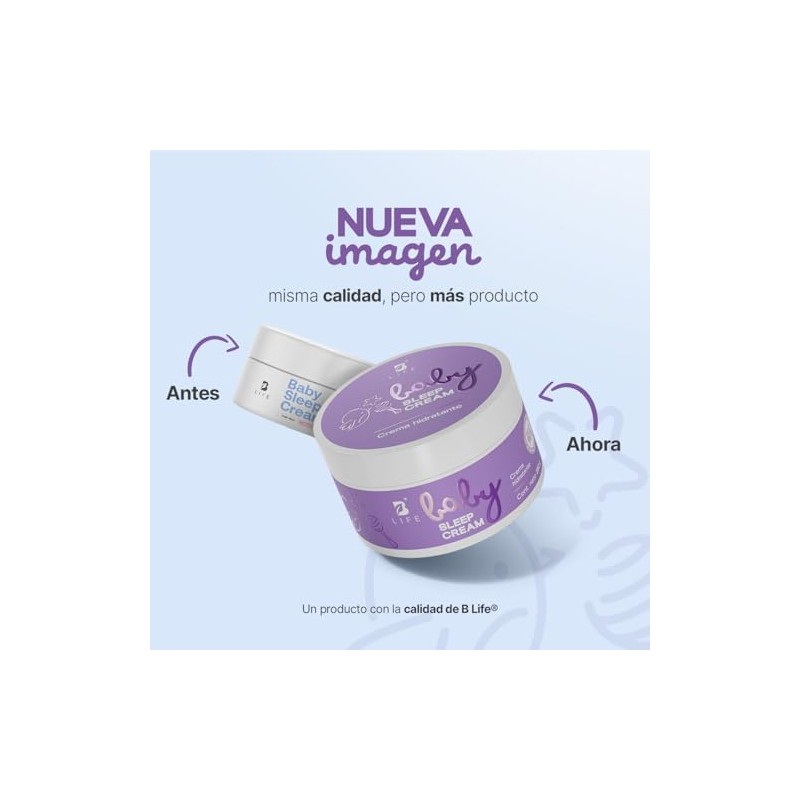 B Life Crema para Bebé de 250g con Ingredientes Naturales.