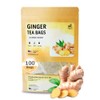 TeadreamTea Ginger Tea Bags - 100 Bleach-Free Tea Bags |