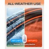 HODUP Heavy Duty Hybrid Rubber Garden Hose 100FT, 5/8"