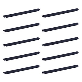 RackPath 1U Blank Rack Mount Panel Spacer (10 Pack) for 19in Server Rack Enclosure or Network Cabinet