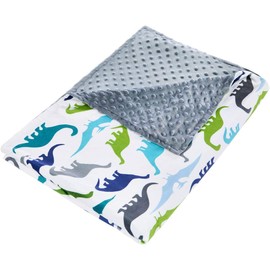 YnM Duvet Cover for Weighted Blankets (Dinosaur, 36''x48'')
