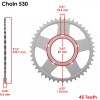 Suzuki Drive Chain & Sprockets Kit for Suzuki GSX750F Katana