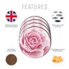 4 Set - Pretty Pink Rose Coasters - Roses Flowers