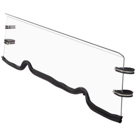 HECASA Clear Half Windshield for Polaris RZR 900/1000/XP 1000/ Turbo/ S 4 1000 - 1/4" Front Windscreen