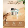 Pawpoll Wireless Cat Water Fountain Stainless Steel - 3.2L/108oz Cordless