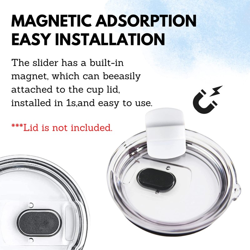 Magnetic Slider Replacement 4 Pack, Magslider Block Compatible with Yeti