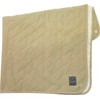 Daikai Kalida 73548 Throw Blanket Tile Quilt, Beige, W 3.9