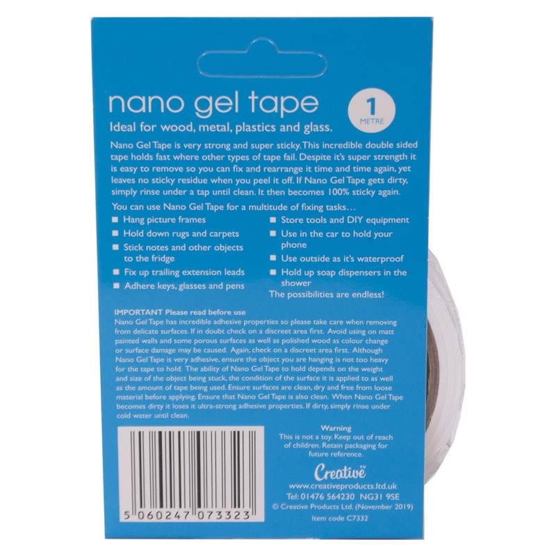 Creative DIY Nano Double Sided Super Sticky Ultra Strong Gel