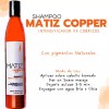 Edengi Shampoo Matiz Copper Intesificador De Cobrizos Edengi 330ml